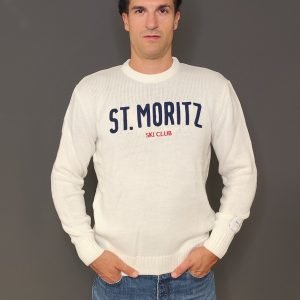 Maglie - Maglia giro St Moritz White