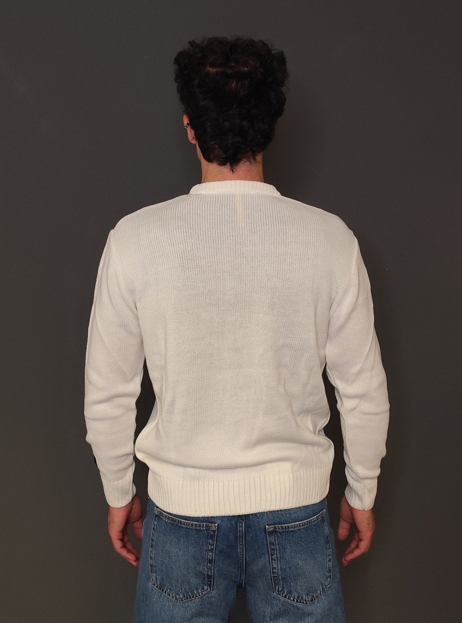 Maglie - Maglia giro St Moritz White - immagine 4