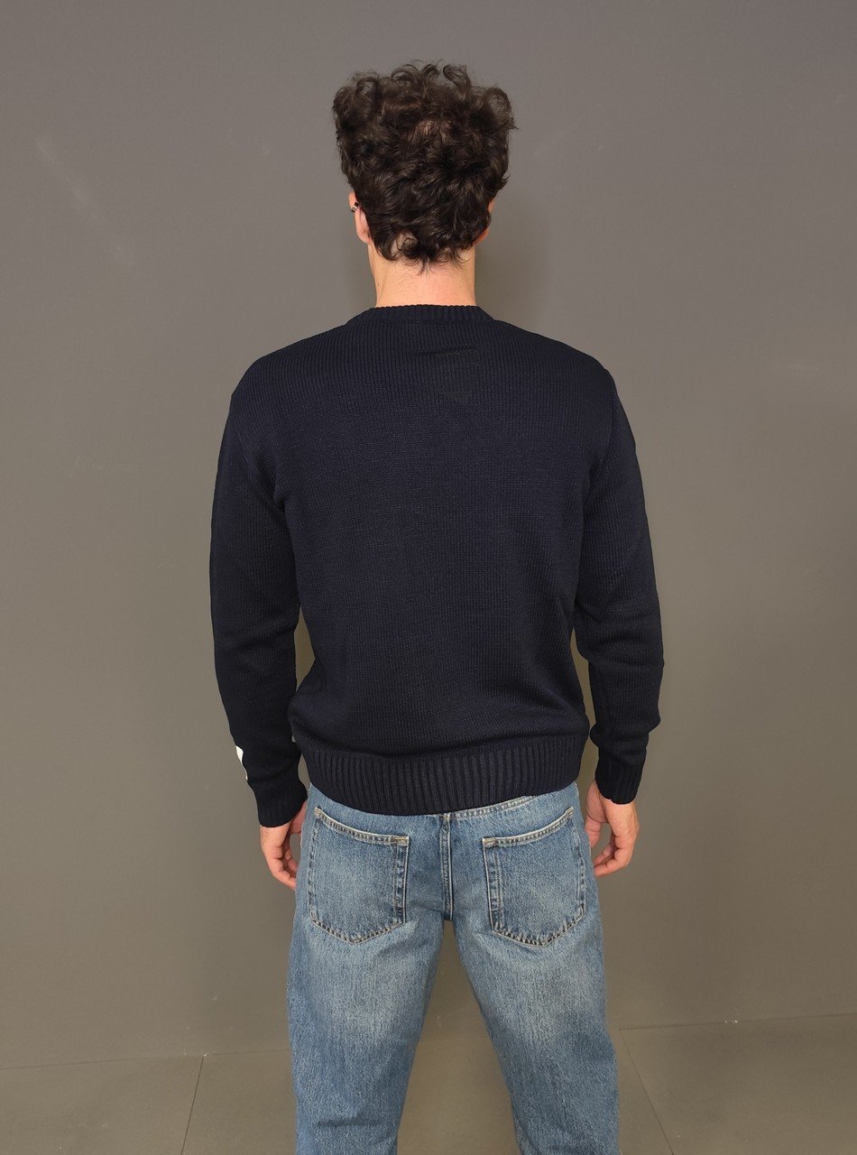 Maglie - Maglia giro St Moritz Blu - immagine 4