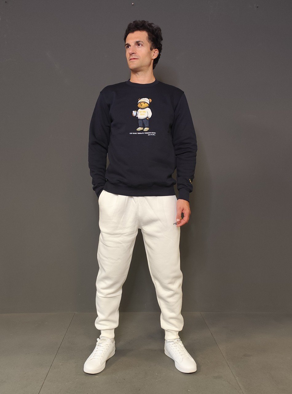 Pantaloni sportivi - Sweatpant regular White - immagine 4