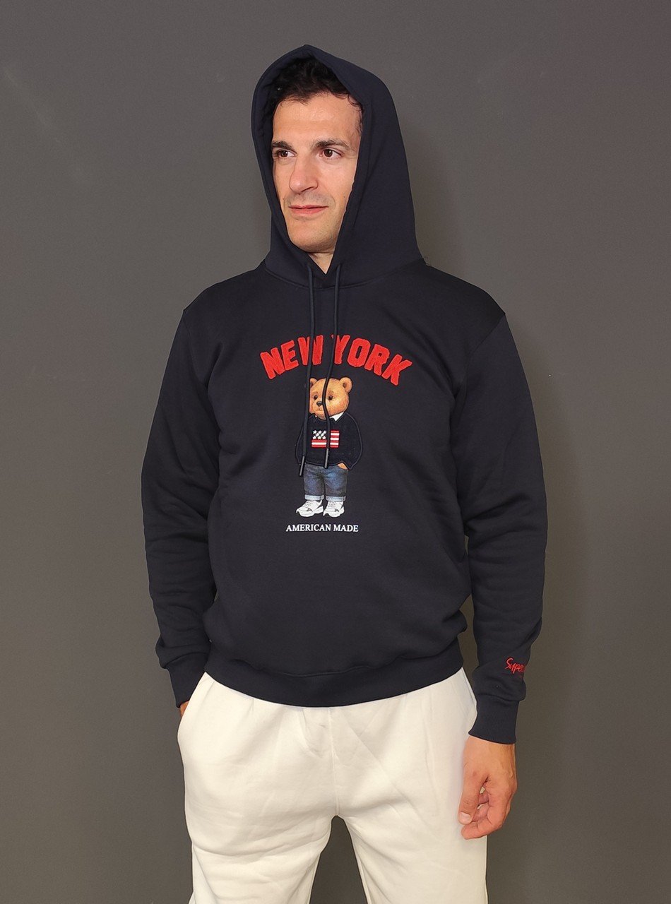 Felpe - Hoody New York Blu - immagine 2