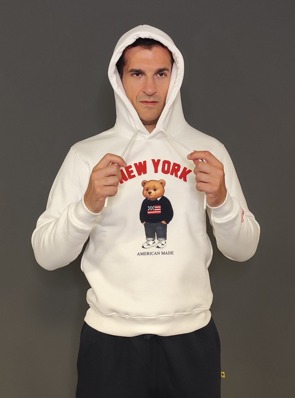 Felpe - Hoody New York White - immagine 2