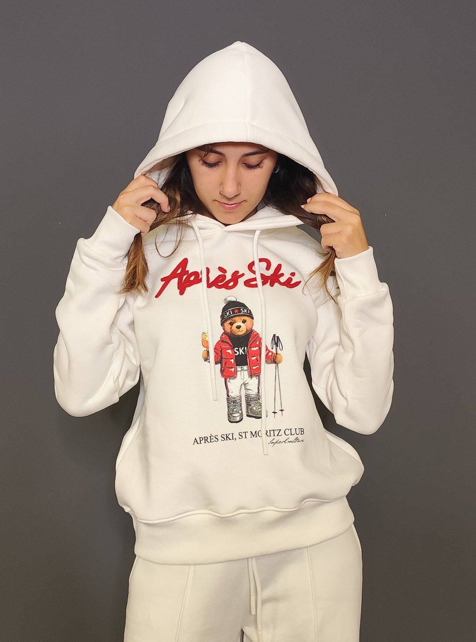 Felpe - Hoody Sky St Moritz White - immagine 2