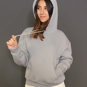 Felpe - Hoody crop Ghiaccio