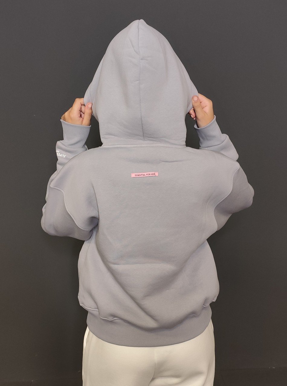 Felpe - Hoody crop Ghiaccio - immagine 4