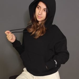 Felpe - Hoody crop Nero