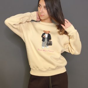 Felpe - Sweat crew neck Nocciola