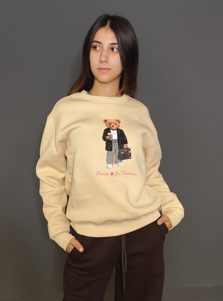 Felpe - Sweat crew neck Nocciola - immagine 2