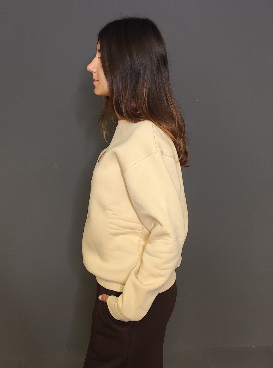 Felpe - Sweat crew neck Nocciola - immagine 3