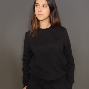Felpe - Neck basic fleece Nero