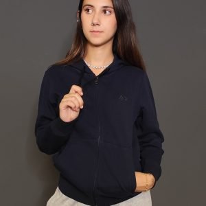 Felpe - Hood zip fleece Navy Blue