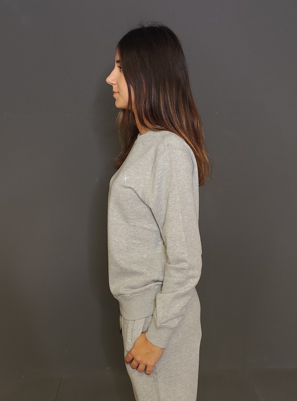 Felpe - Neck basic fleece Grigio - immagine 3