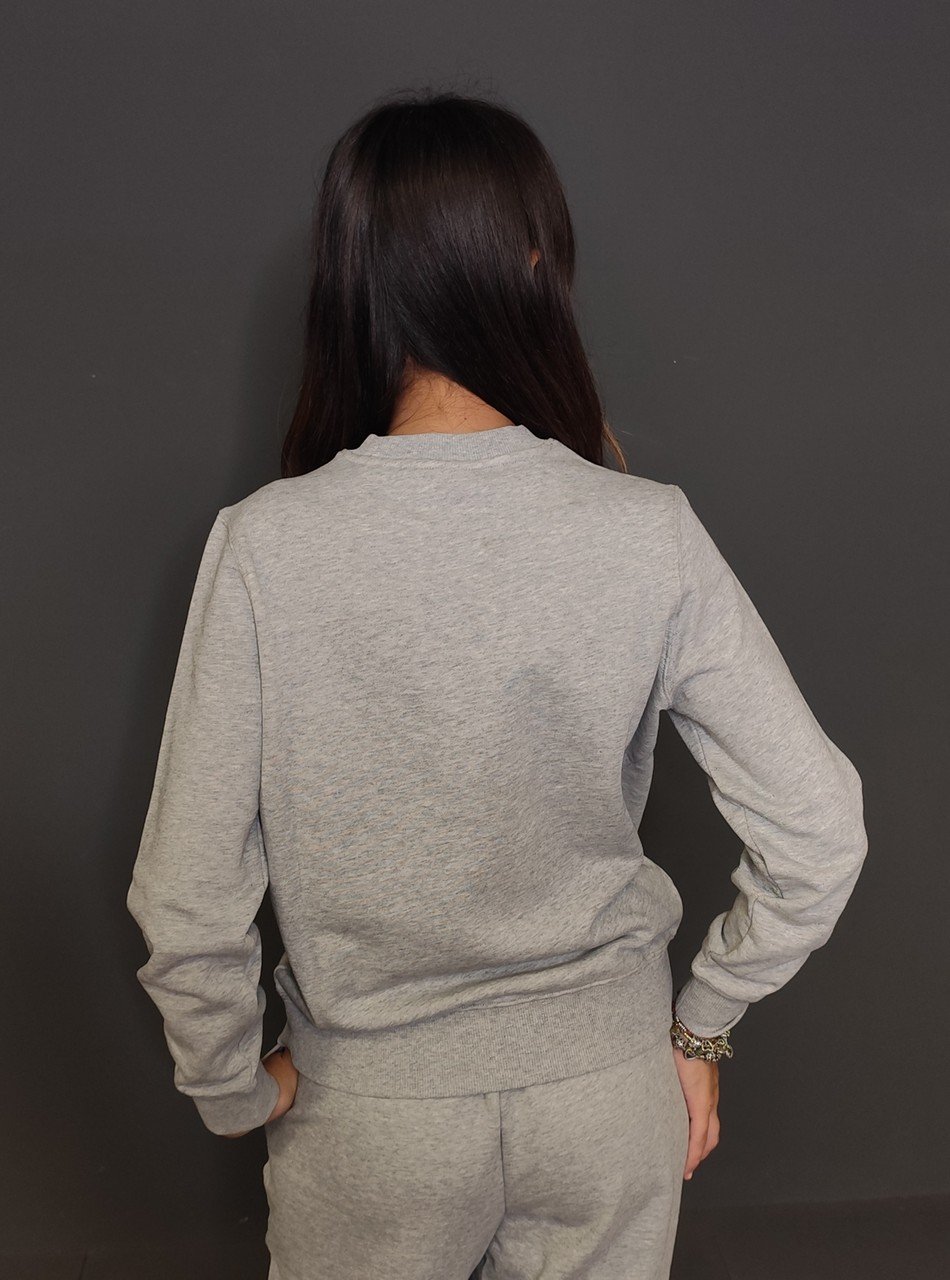 Felpe - Neck basic fleece Grigio - immagine 4