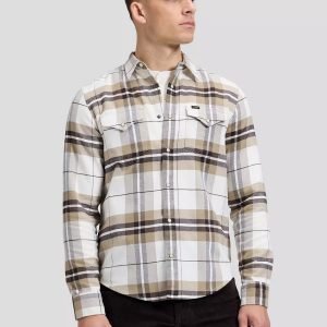 Camicie - Clean western shirt Chocolate Plaid