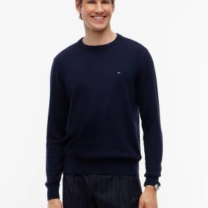 Maglie - Crew knit Navy Blue