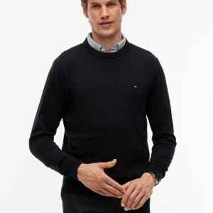 Maglie - Crew knit Black