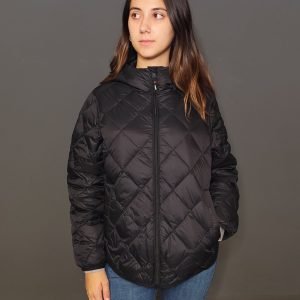Giacconi - Hoodie down jacket Nero