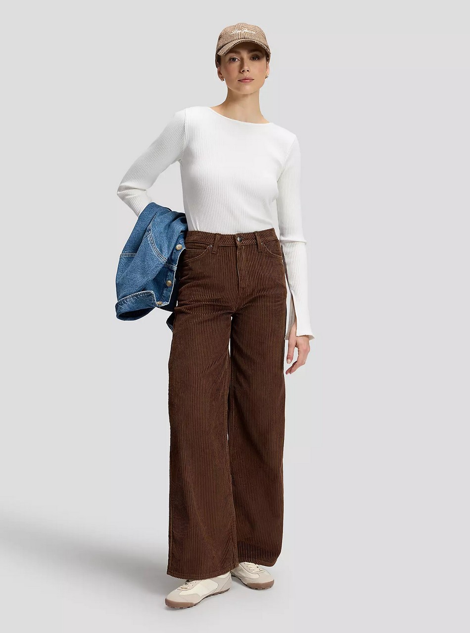 Pantaloni - Stella high rise pant Chocolate - immagine 6