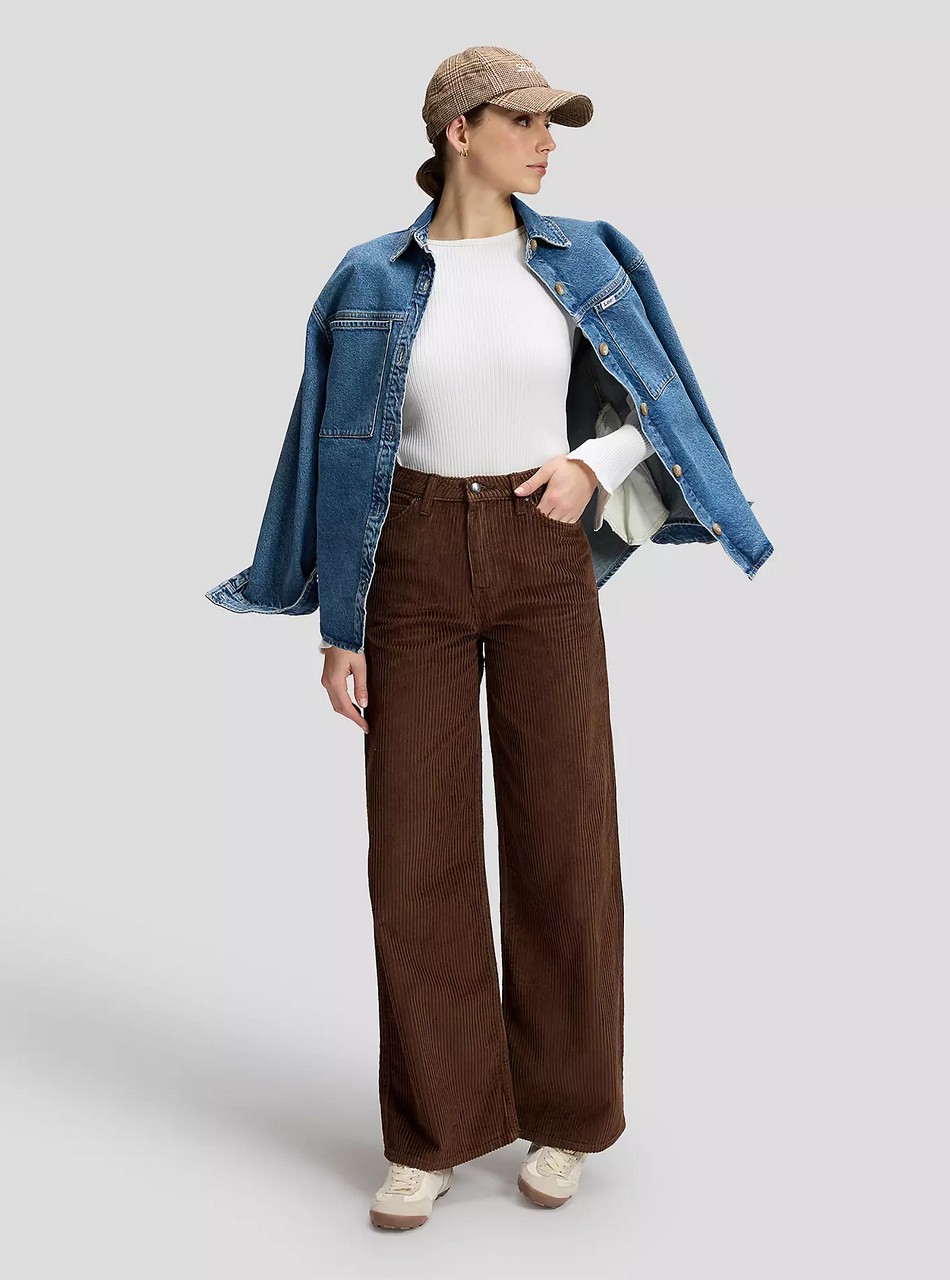 Pantaloni - Stella high rise pant Chocolate - immagine 5